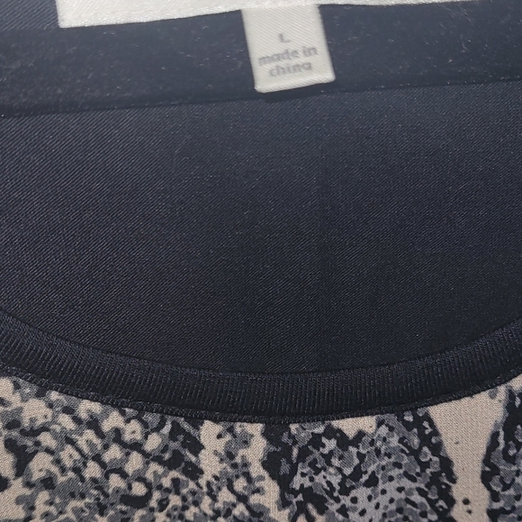 Python print front tank top with solid black back - Picture 2 of 2